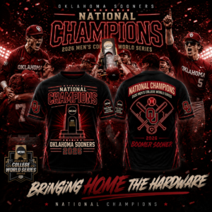 Oklahoma Sooners 2026 National Champions Shirt