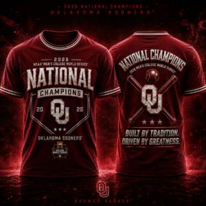 Oklahoma Sooners 2026 National Champions Shirt