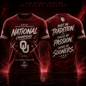 Oklahoma Sooners 2026 National Champions Shirt