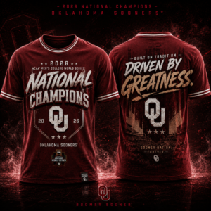 Oklahoma Sooners 2026 National Champions Shirt