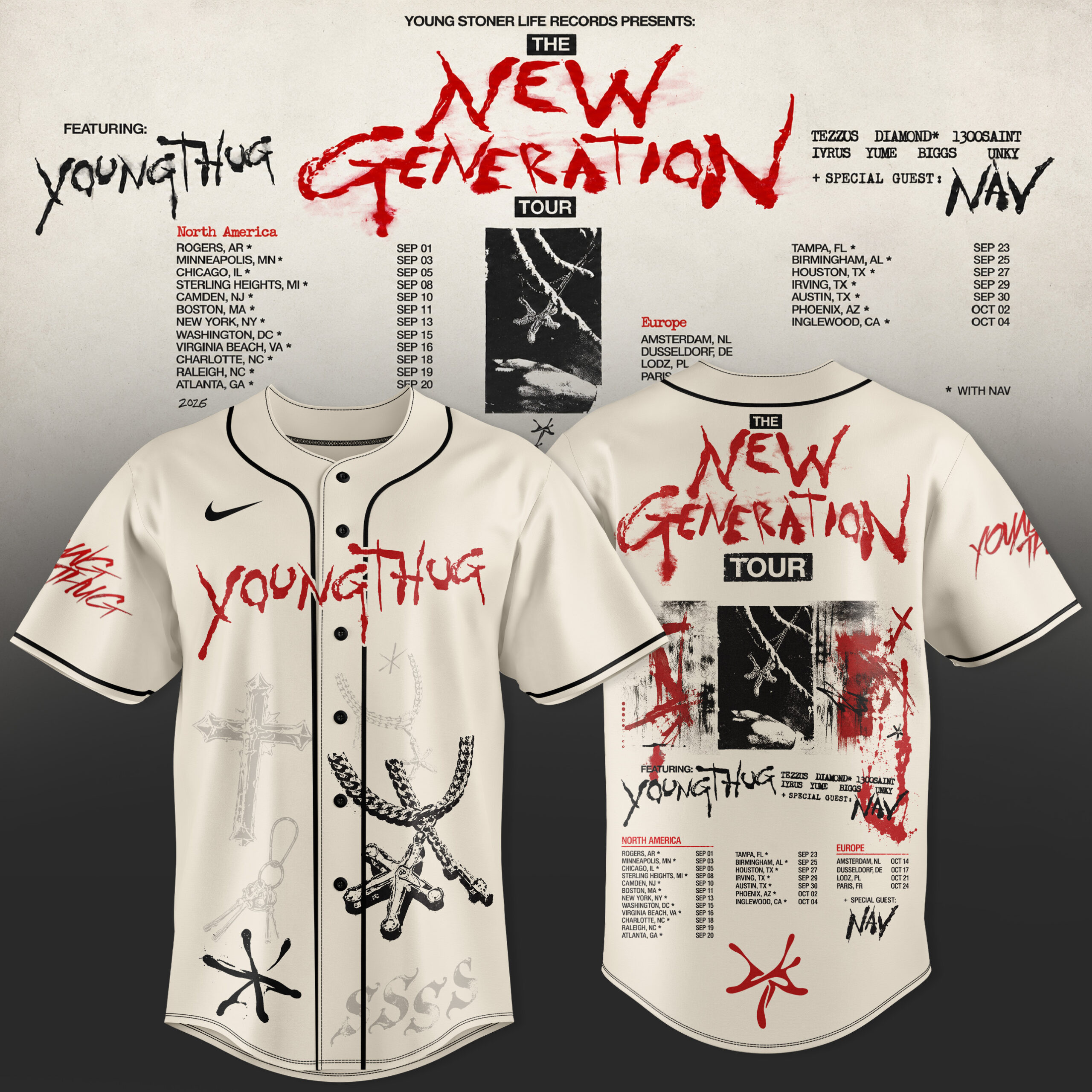 Young Thug The New Generation Tour 2026 Shirt – Hip Hop Fan Tee