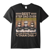 5-2-1.png Best Stepdad Ever Family T-Shirt