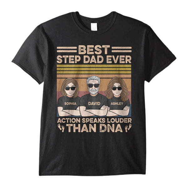 5-2-1.png Best Stepdad Ever Family T-Shirt