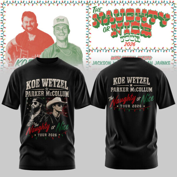 _   Naughty or Nice Tour 2026 Edition Tshirt